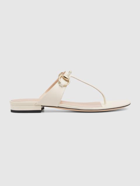 Women's thong sandal with Horsebit