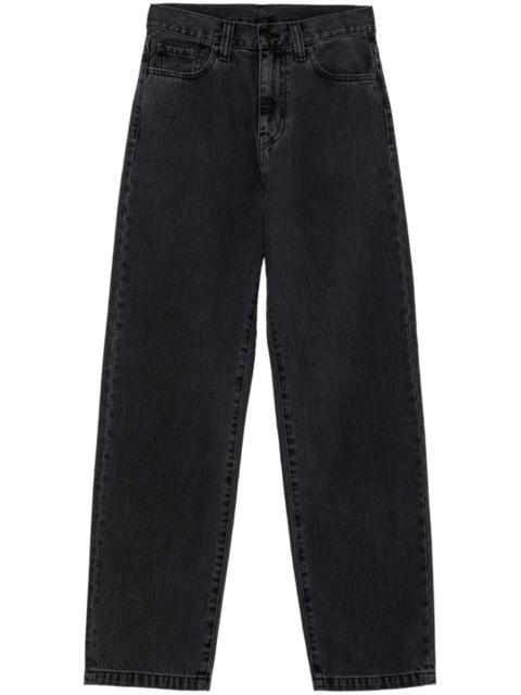straight-leg cotton jeans