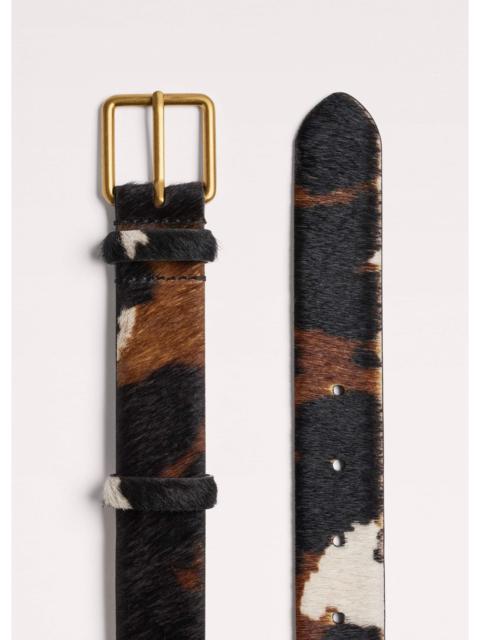 Cow Print Belt
