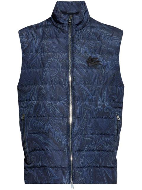 paisley gilet