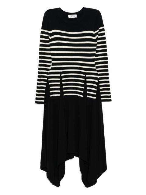 Trompe L'oeil Dart knitted dress