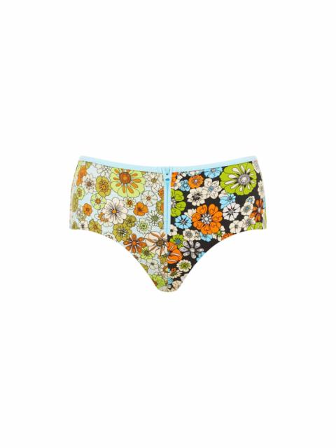 Orange Blossom Zip Boy Brief