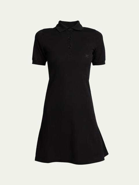 Polo Pique Mini Dress