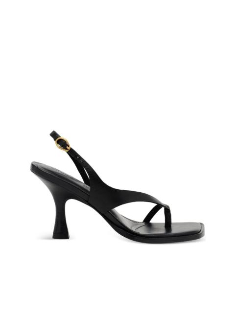 Paxton square-toe heeled sandals