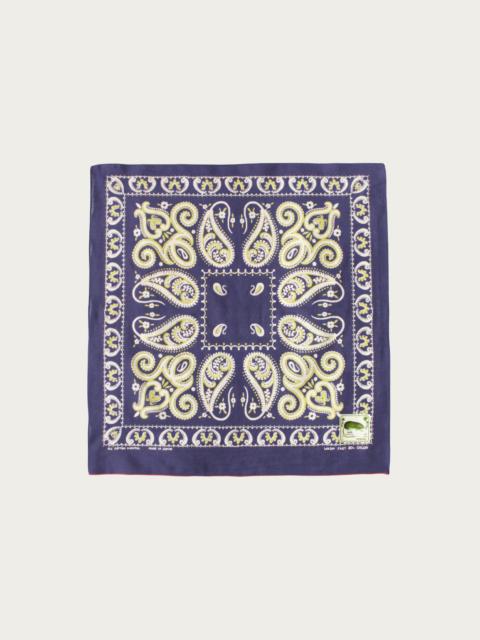 Fastcolor Selvedge Bandanna (SAMBO Paisely) 15x15 - Purple