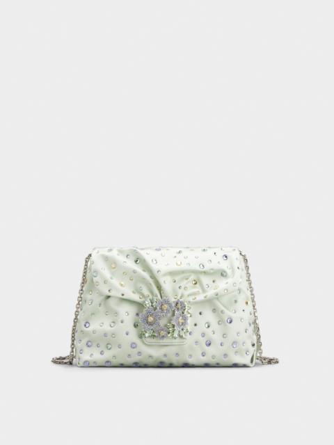 Efflorescence Mini Pouch in satin