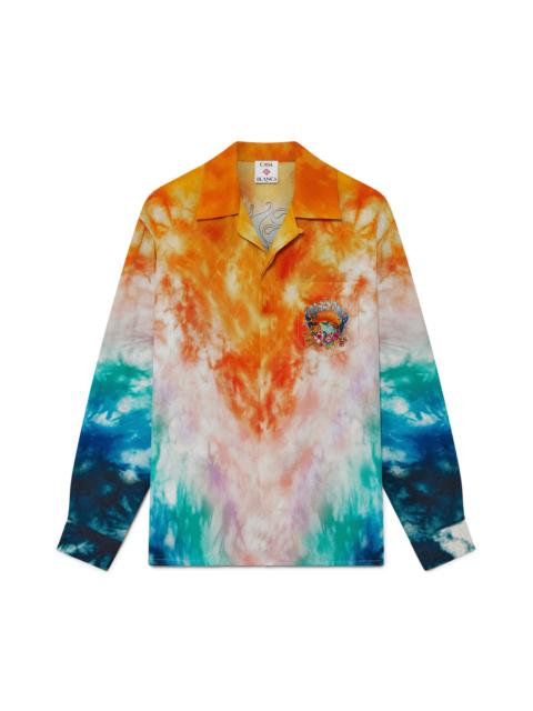 Surf Trip Long Sleeve Silk Shirt| Casablanca Paris