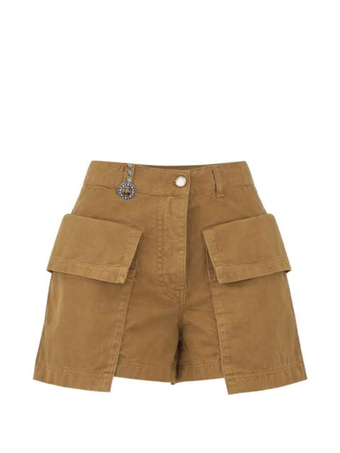 flap-pocket shorts