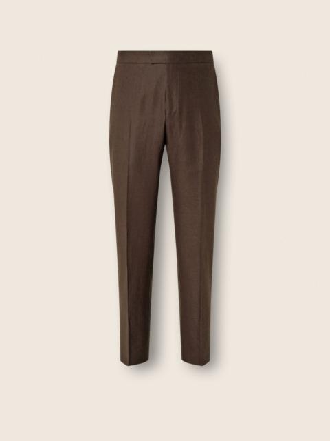 DARK BROWN OASI LINO PANTS