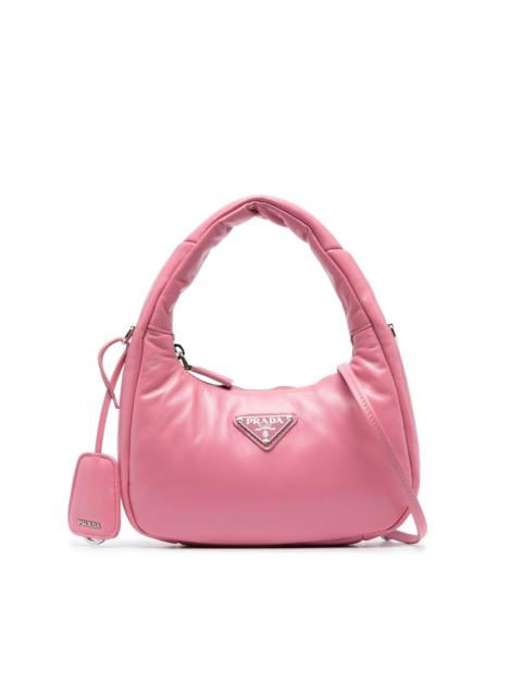 mini padded leather shoulder bag