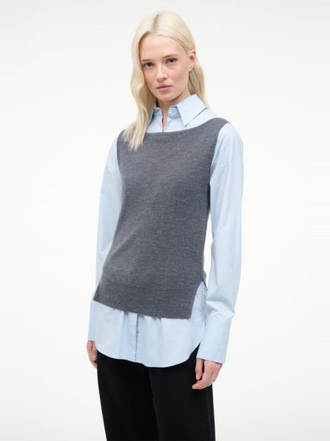 STAUD DAMIAN TOP CHARCOAL GLACIER