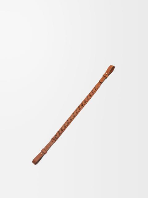 Woven spiral strap in classic calfskin