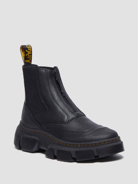 DMXL Zip Leather Chelsea Boots