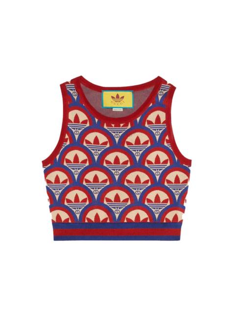 Gucci x adidas Jacquard Top Red/Blue