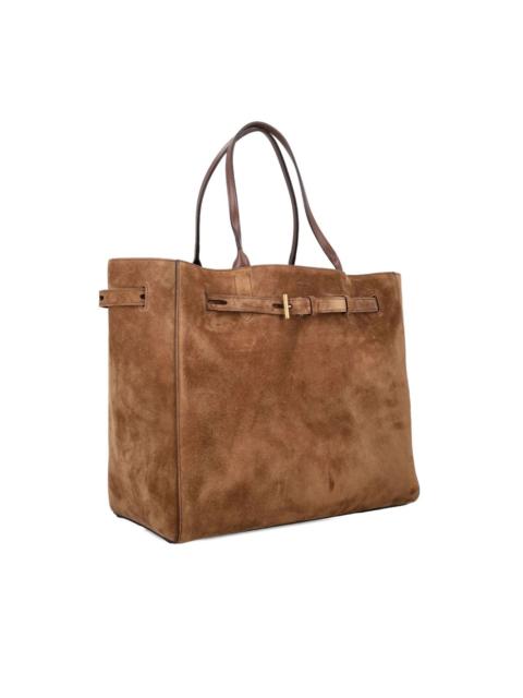 buckle detail tote bag