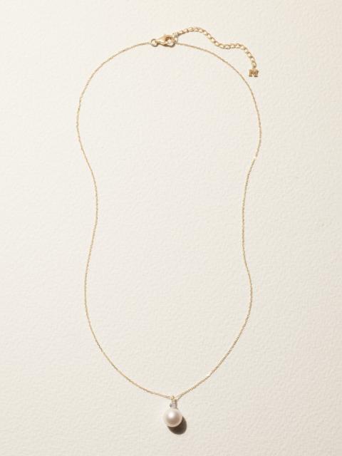 14-karat Gold, Pearl And Diamond Necklace
