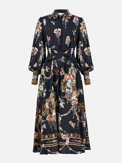 WAIST TIE SHIRT DRESS