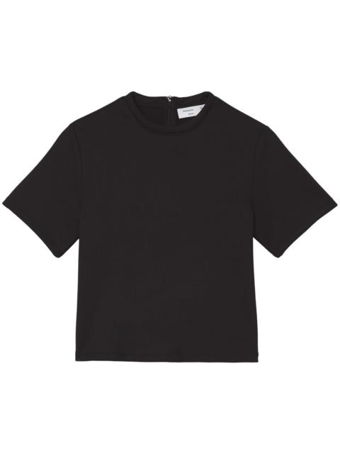 Scuba cropped jersey T-shirt