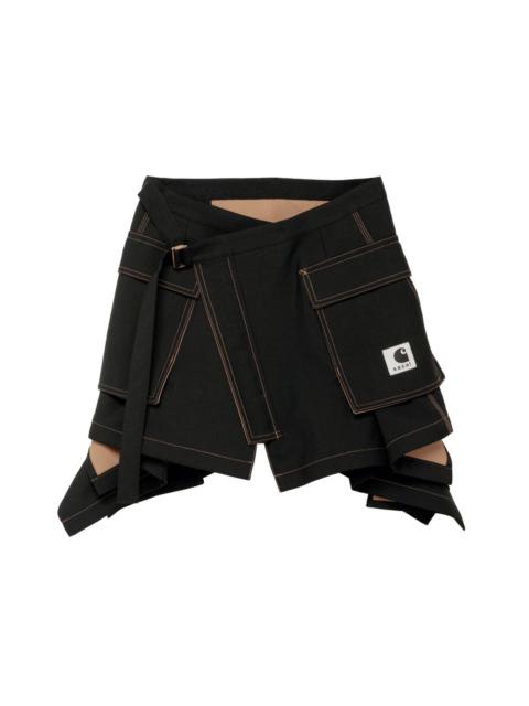 sacai Carhartt WIP Suiting Bonding Skirt | REVERSIBLE