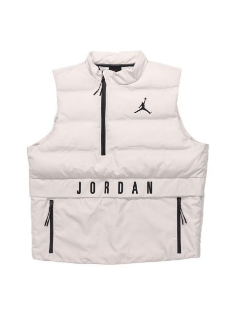 Air Jordan 23 Tech Half Zipper Vest Asia Sizing 'Creamy White' 926478-072