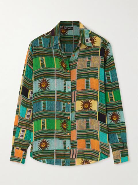 Printed Cotton-blend Shirt