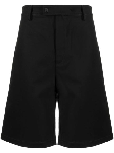 logo-embroidered cotton shorts
