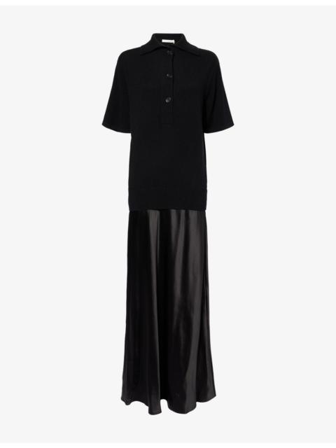 Monument Polo Cashmere-And-Silk Maxi Dress