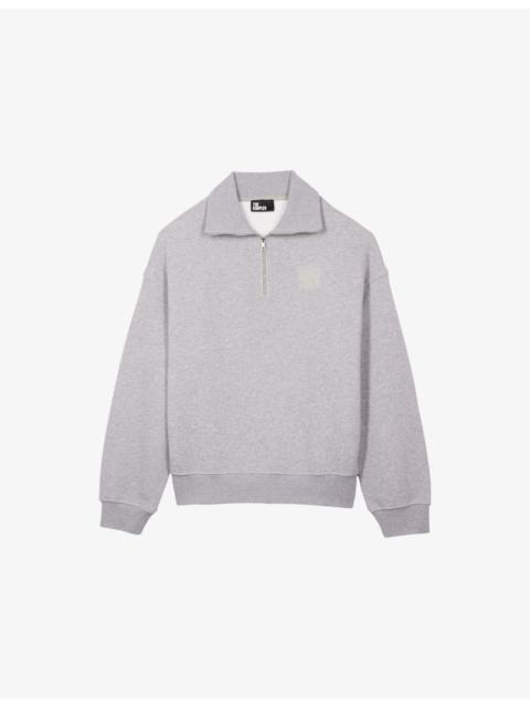 Logo-Embroidered Relaxed-Fit Cotton Sweatshirt