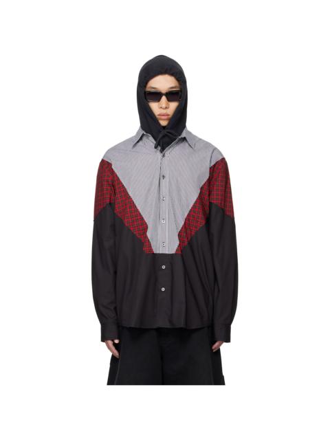 Black & Red Tracksuit Shirt