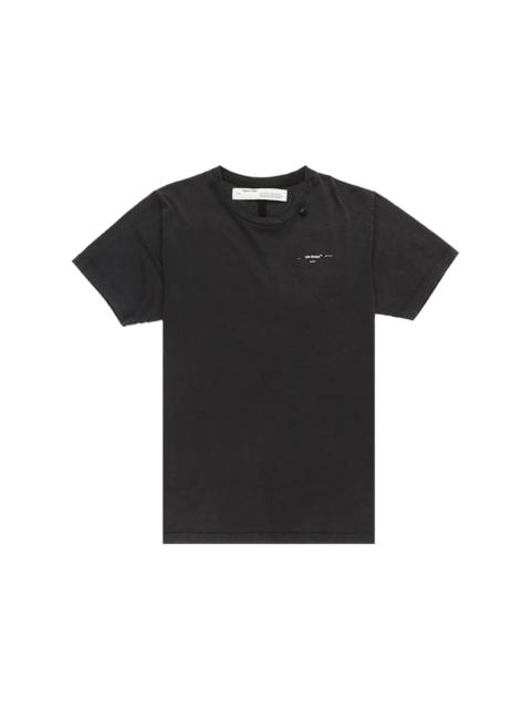 OFF-WHITE Abstract Arrows Embroidered T-Shirt Black/White