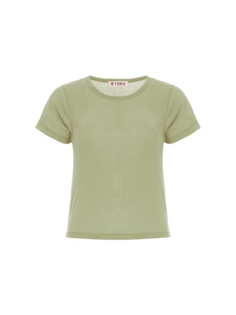 Cotton-Blend Baby T-Shirt green