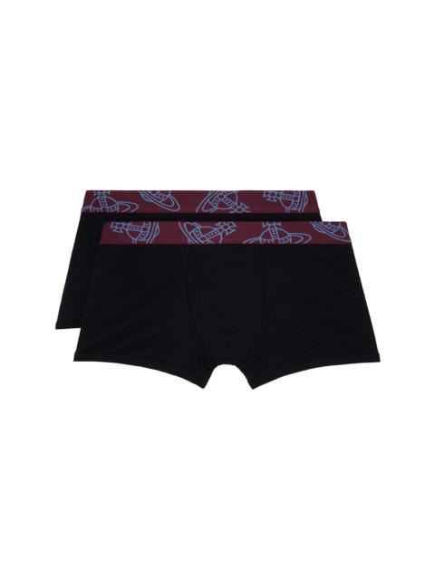 Two-Pack Black Band Boxer Briefs