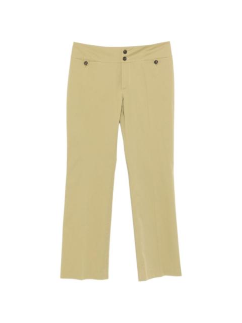 buttoned front-pocket trousers