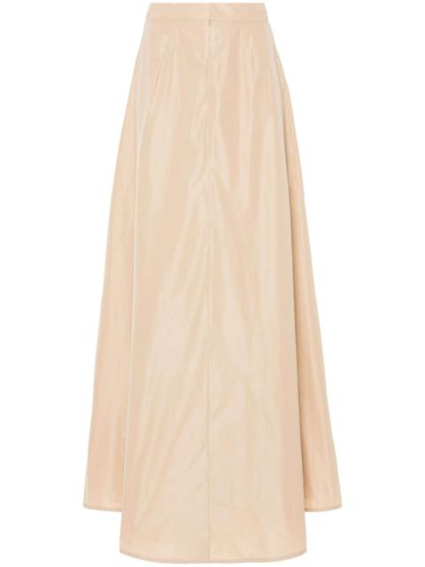 flared maxi skirt