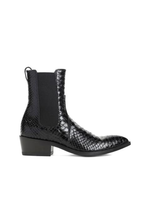 leather Chelsea boots