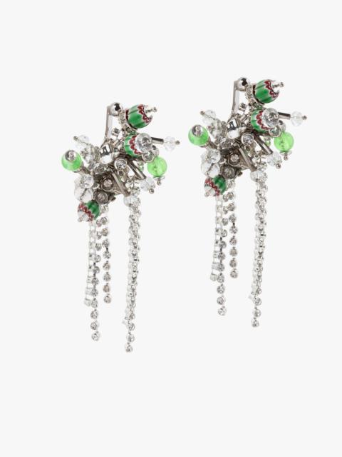 EMBELLISHED PIN EARRINGS