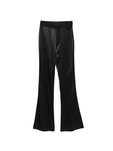 logo-waistband trousers