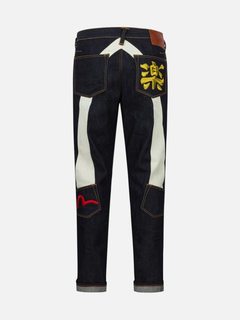 Red Seagull Daicock Print Carrot Fit Jeans #2017