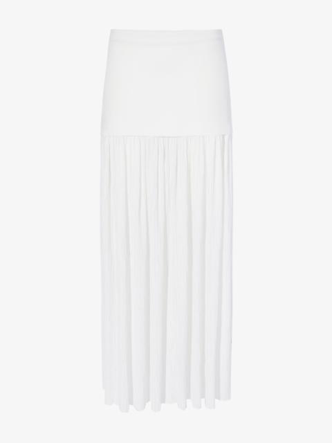 Paige Skirt in Pleated Crepe Chiffon