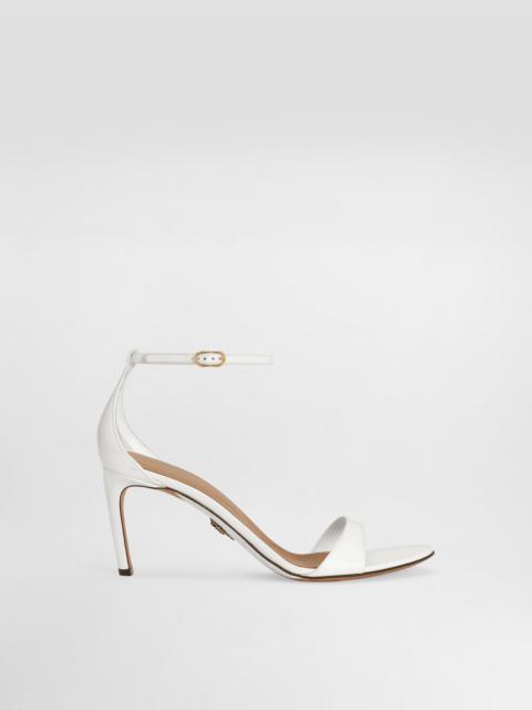 Polished goatskin sandals