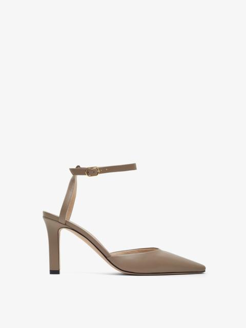 Carla 80 ankle strap pumps