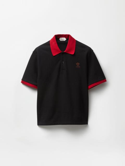 Embroidered Cotton Piqué Polo