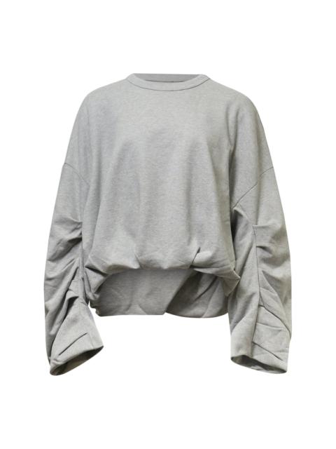 Cocoon Shape Sweatshirt