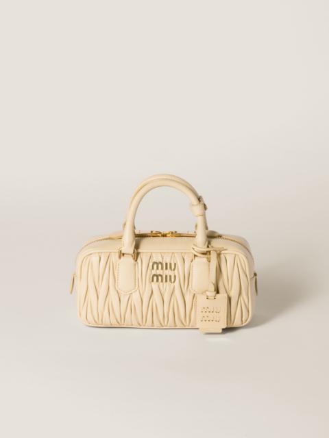 Arcadie matelassé nappa leather bag