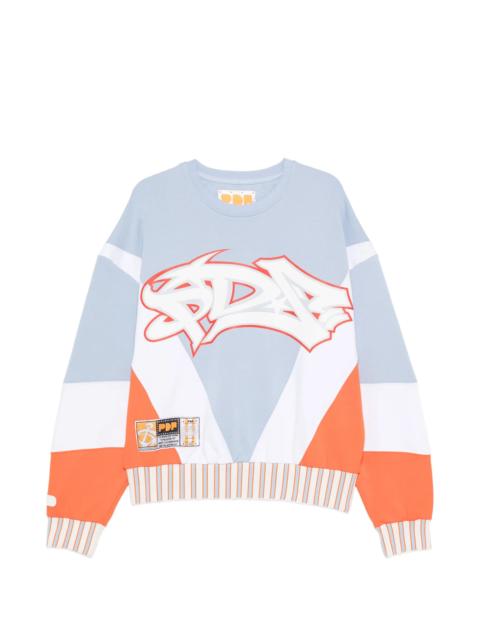 Pdf Graphic-print Colour-block Sweatshirt