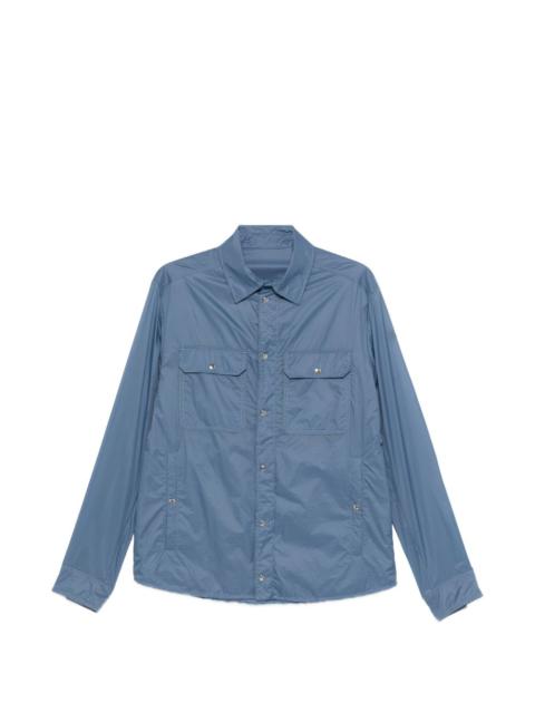 logo-patch shirt jacket