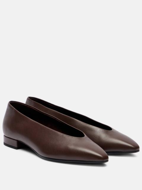 Rebecca leather ballet flats