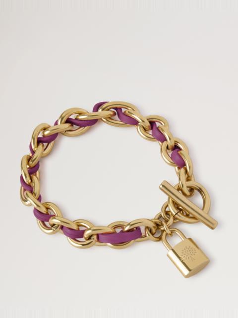 Lily Leather Chain Bracelet Medium
Orchid Bloom Small Classic Grain & Plated Stainless Steel