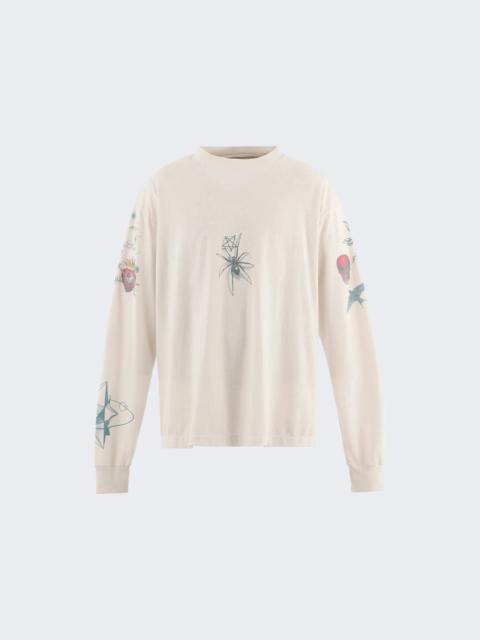 X Dr. Woo Long Sleeve Tattoo T-shirt White