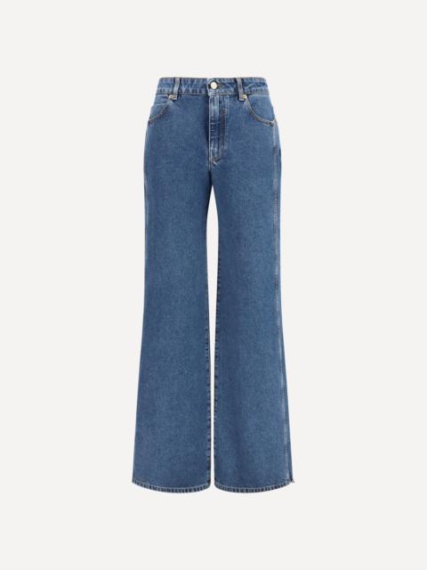 Straight wide-leg Jeans